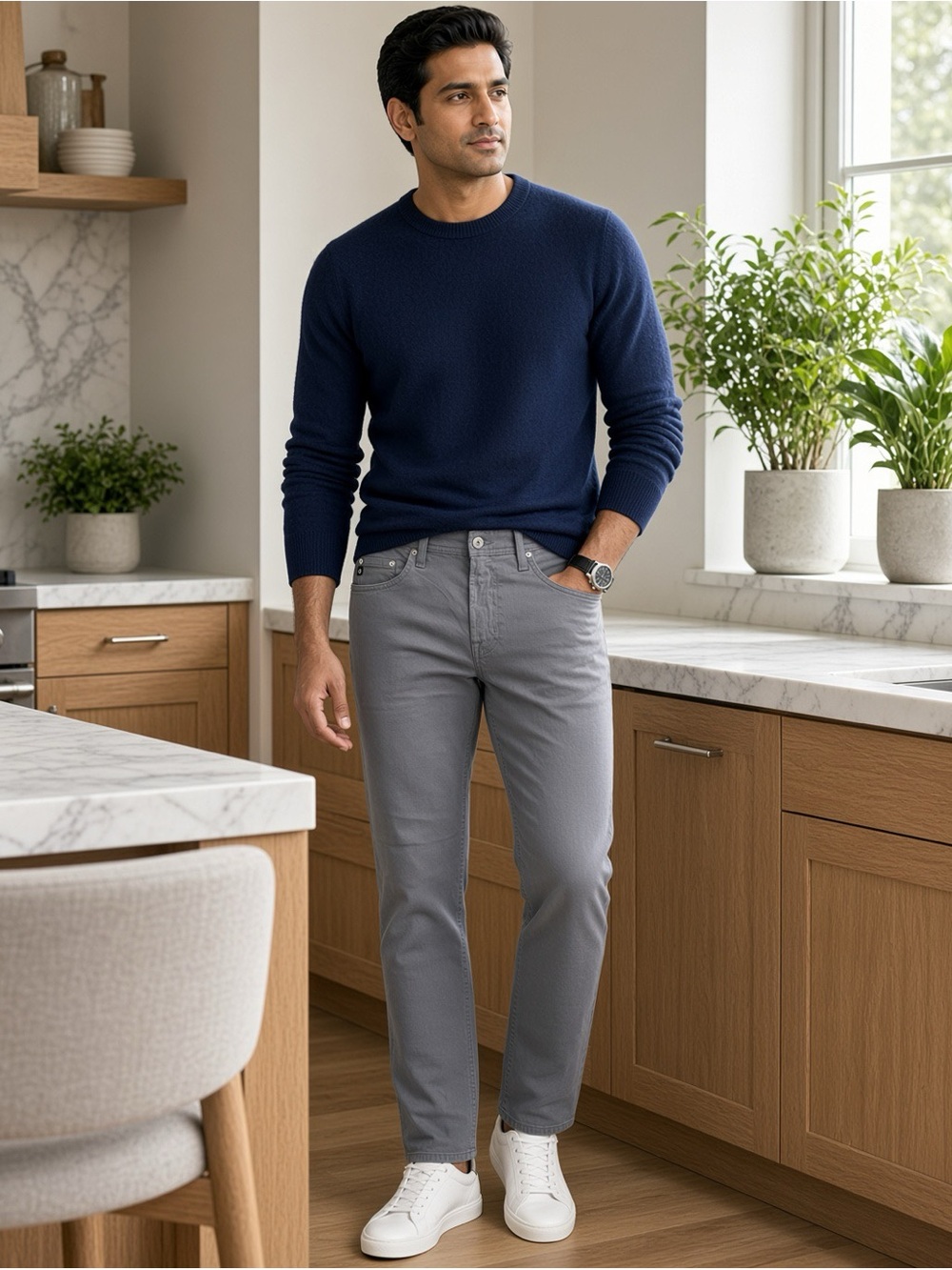 AG Adriano Goldschmied Everett Slim Straight Pants Men’s 32x32 Granite Grey NWOT